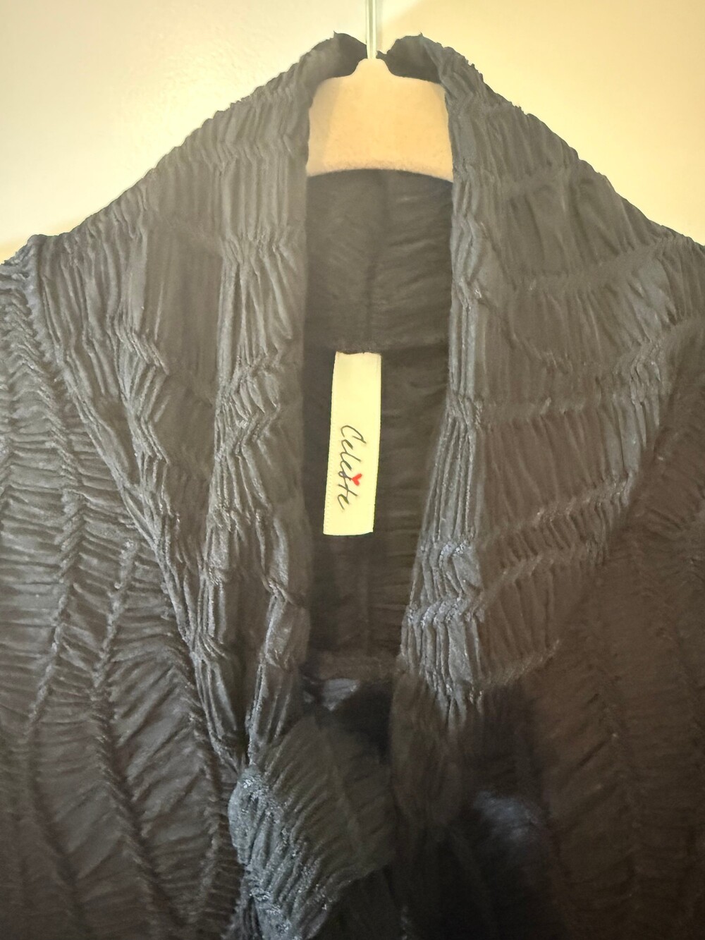 Colette Black Textured Jacket Medium